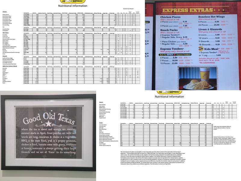 Chicken Express Menu