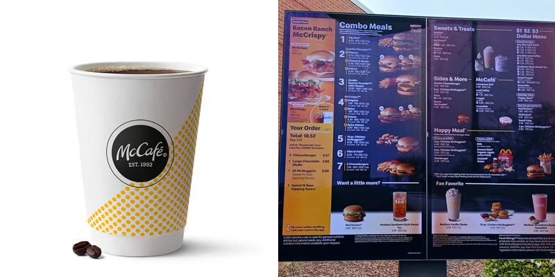 McDonald's Menu