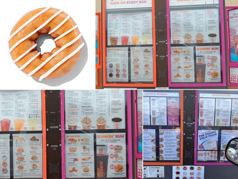 Dunkin' Menu