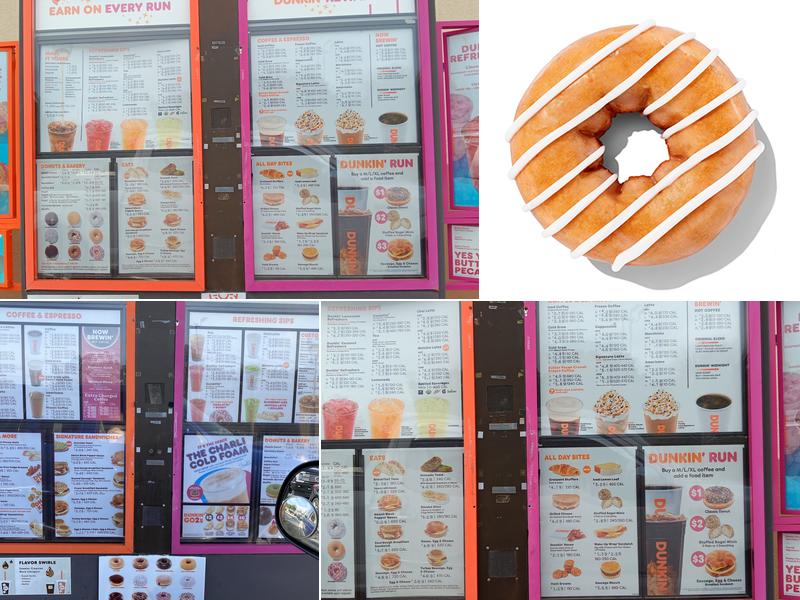 Dunkin' Menu