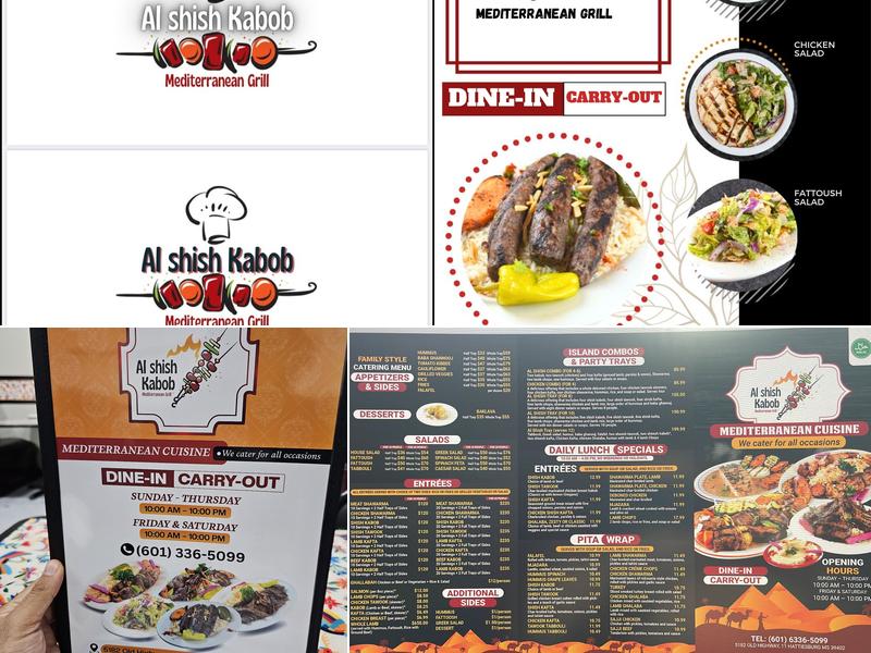 Al shish kabob Menu