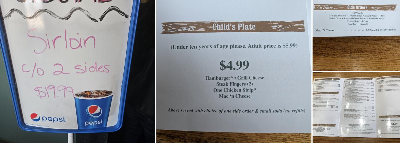 Cattlemans Cafe Hays Menu