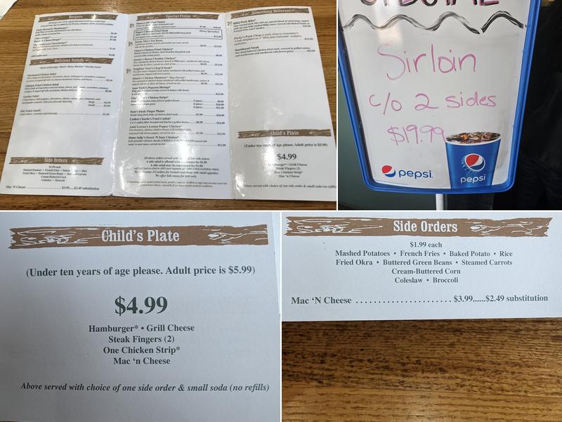 Cattlemans Cafe Hays Menu