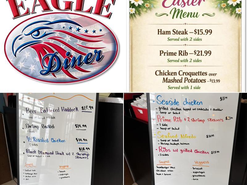 Eagle diner Menu