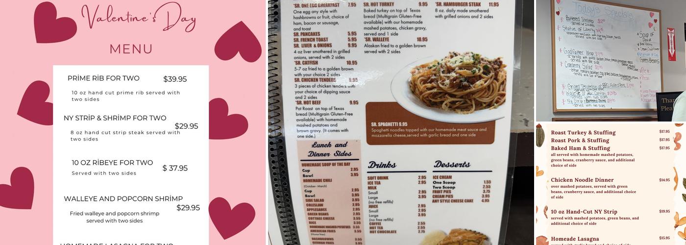 Cranberries Menu