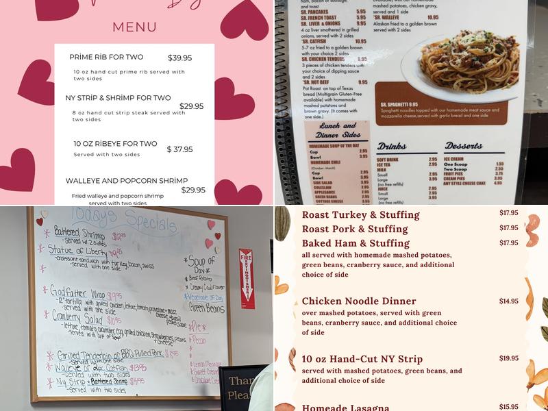 Cranberries Menu