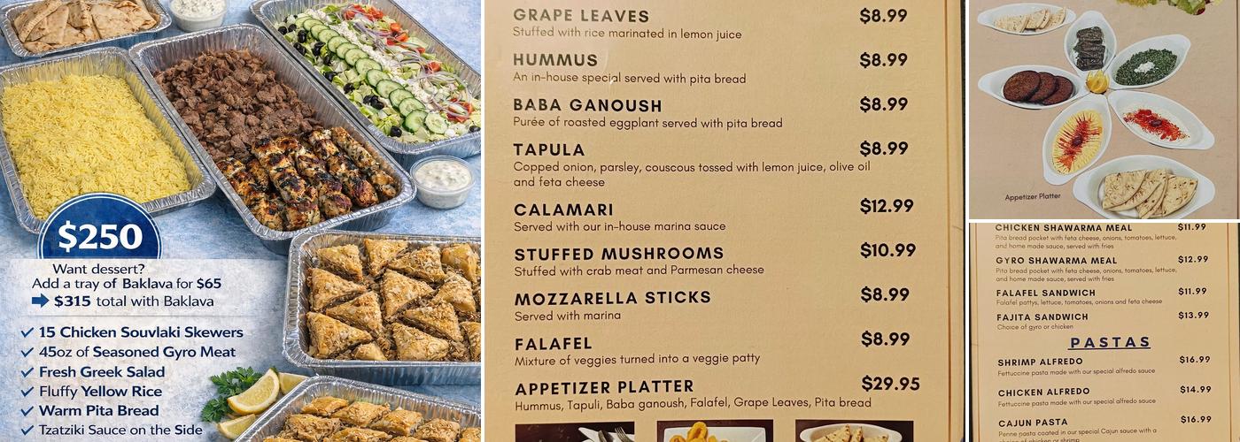 Athens Menu