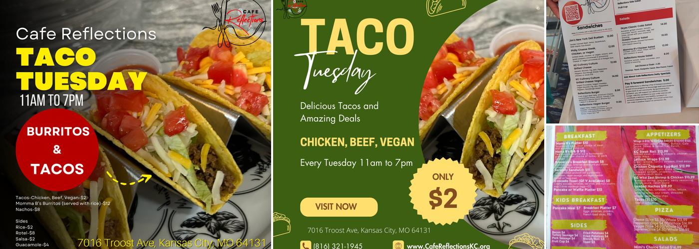 Cafe Reflections Menu