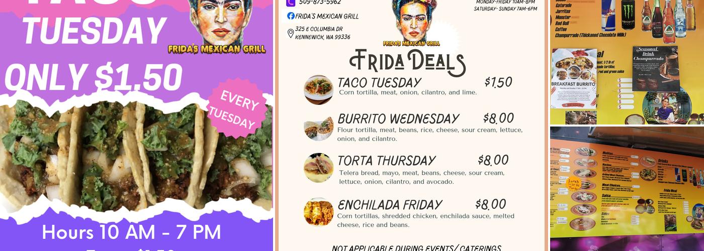 Frida's Mexican Grill Menu