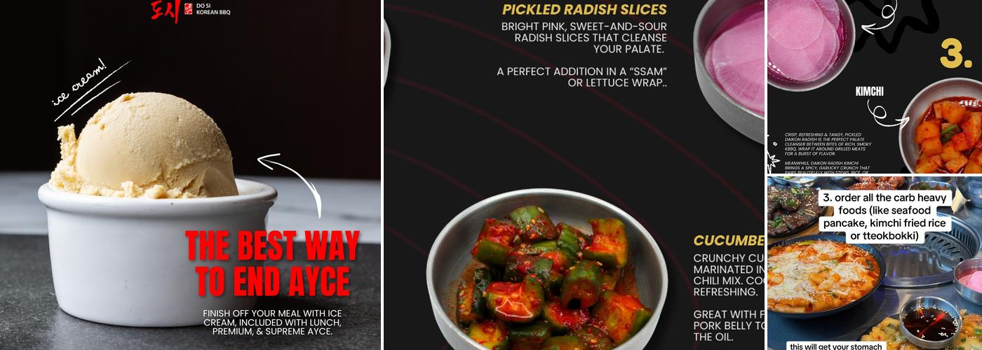 Do Si Korean BBQ Menu