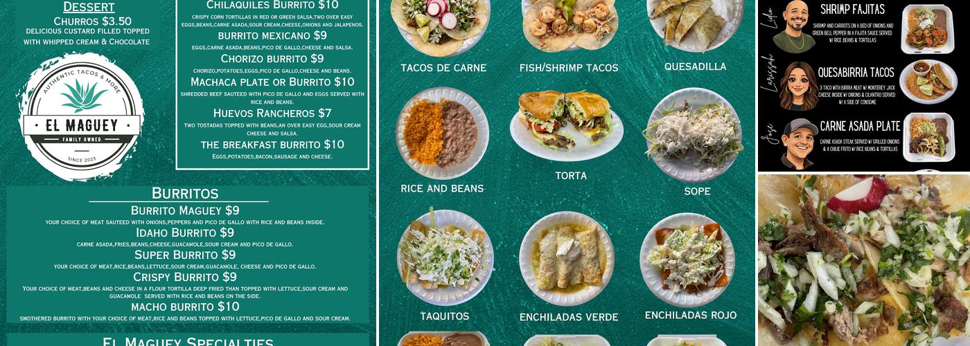 El Maguey LLC Menu
