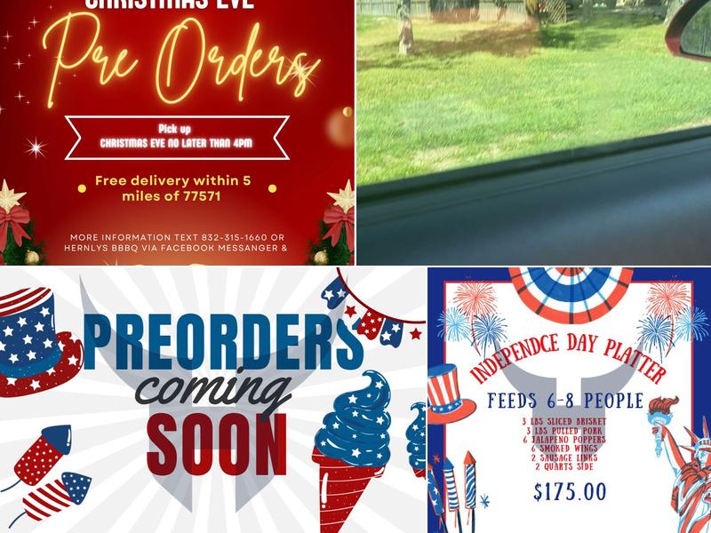 Hernlys BBQ & Catering S Shady Ln, La Porte