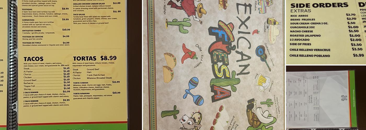 RINCONCITO DE VERACRUZ Menu