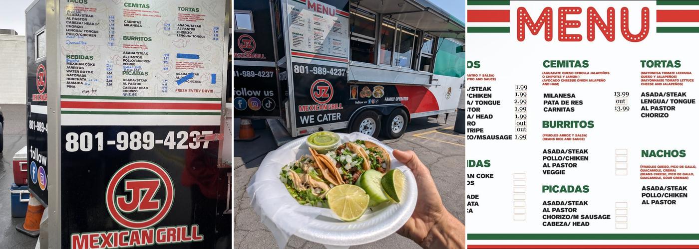 JZMexicanGrill Menu