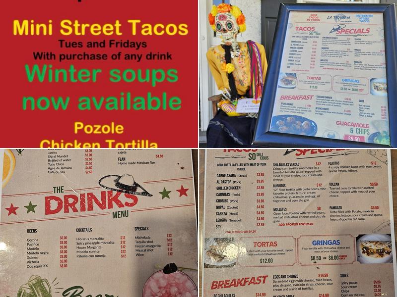 La Taqueria Menu