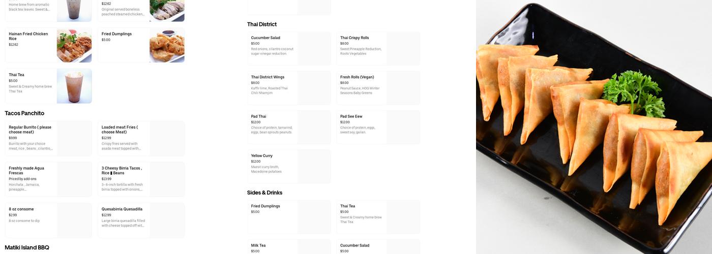 Honey Bee Salad Menu
