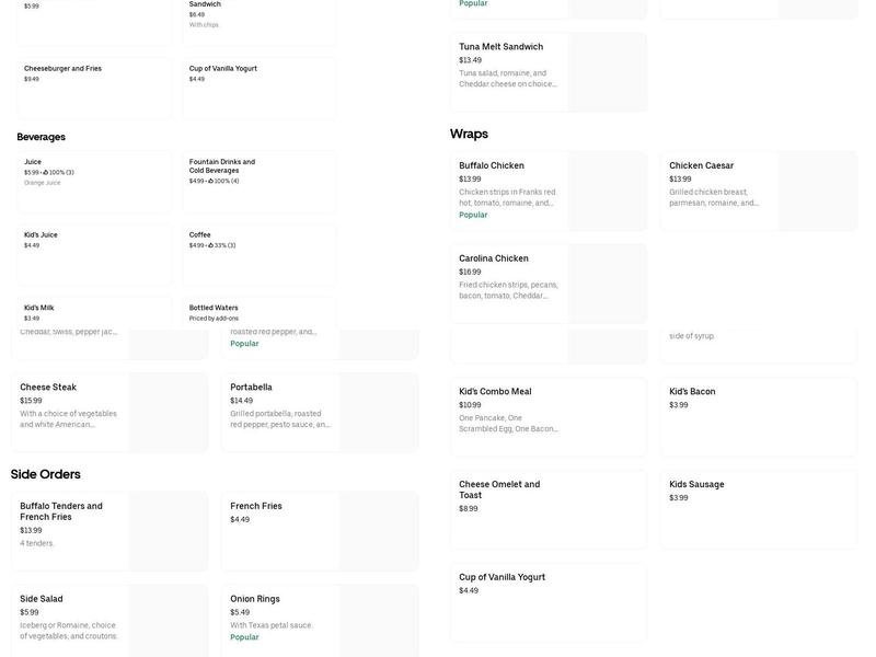 Big D's Social Kitchen Menu