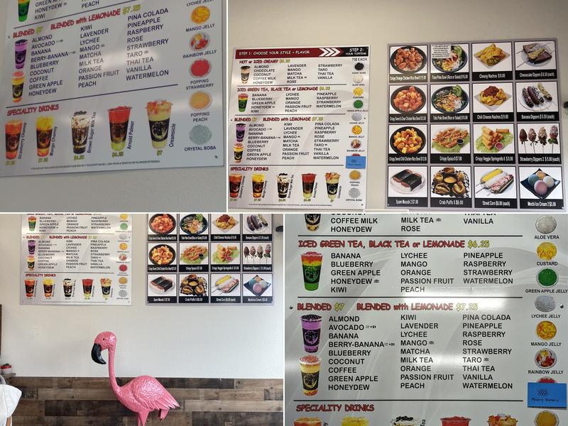 Bobablastic Molalla Menu