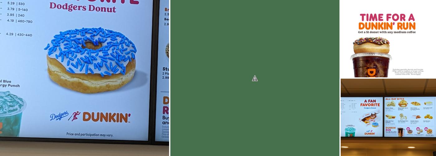 Dunkin' Menu