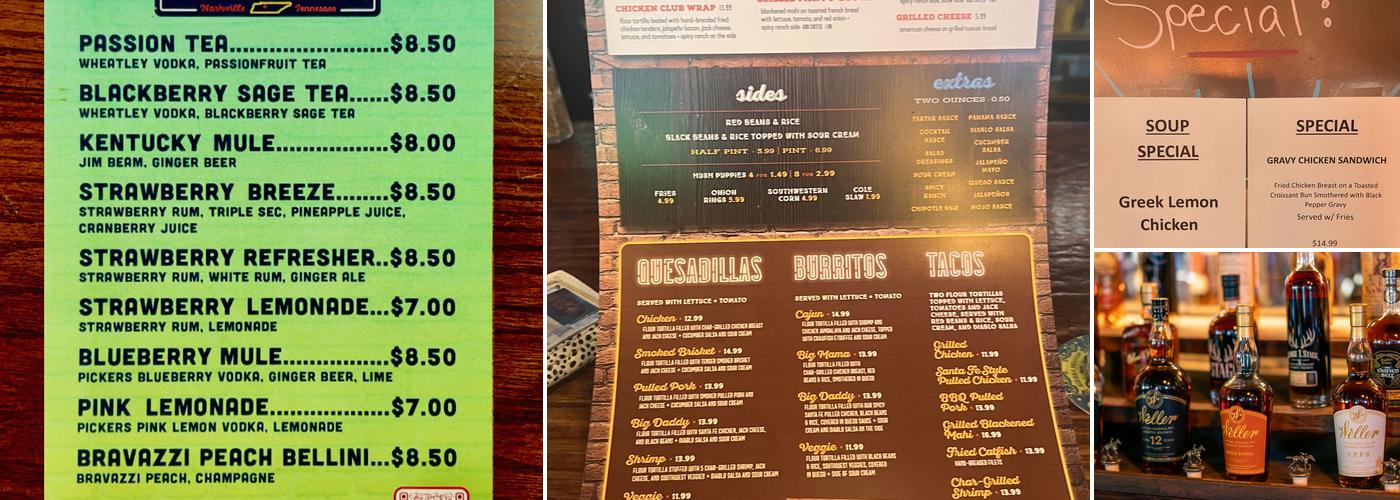 Broadway BrewPub & Grub Menu