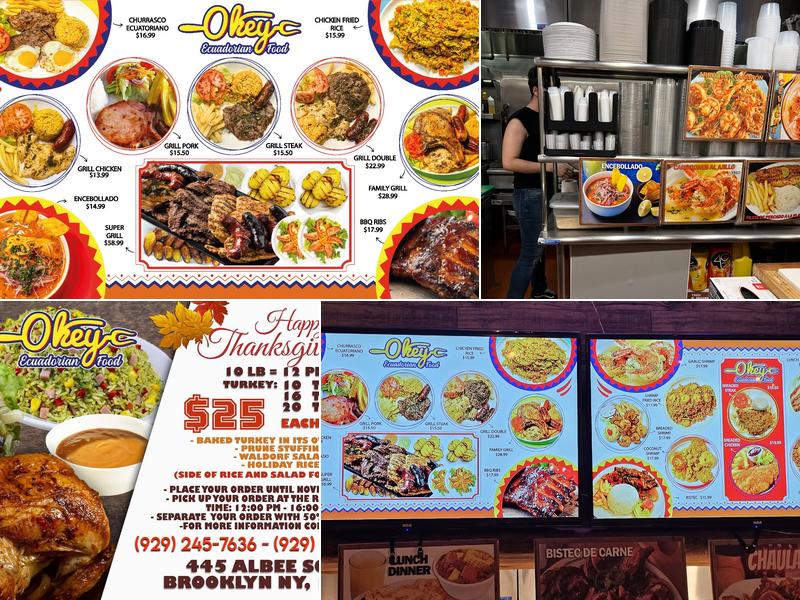 OKEY Sandwiches and Grill Menu