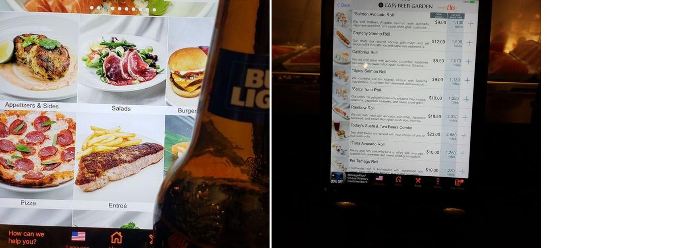 Caps Beer Garden Menu