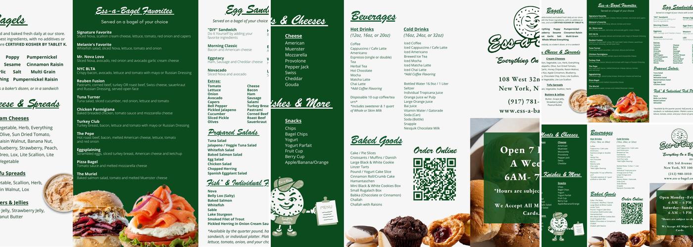 Ess-a-Bagel Menu
