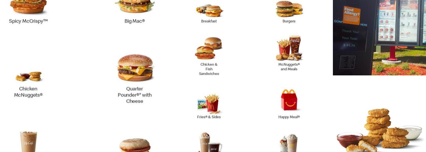McDonald's Menu