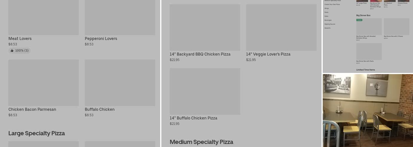 Pizza Hut Menu