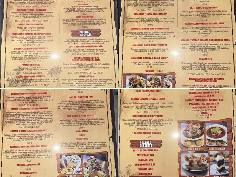 La Isla - Omaha Menu