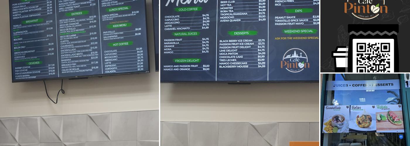 Café Pintón EC Menu