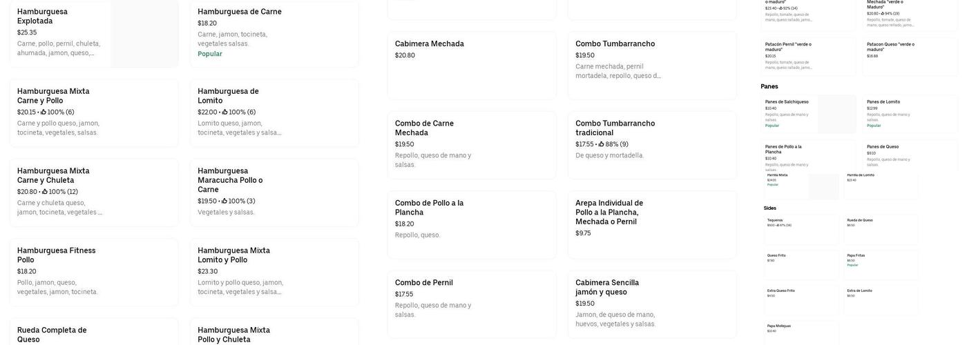 ConsabormaracuchoOrlando Menu