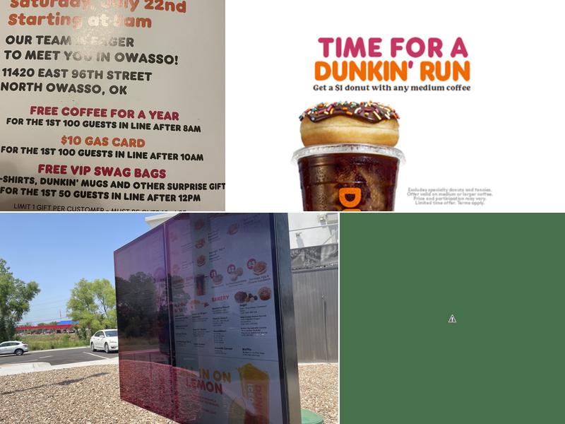 Dunkin' Menu