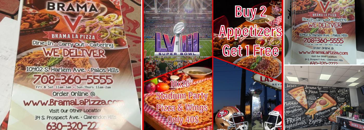 Brama La Pizza Menu