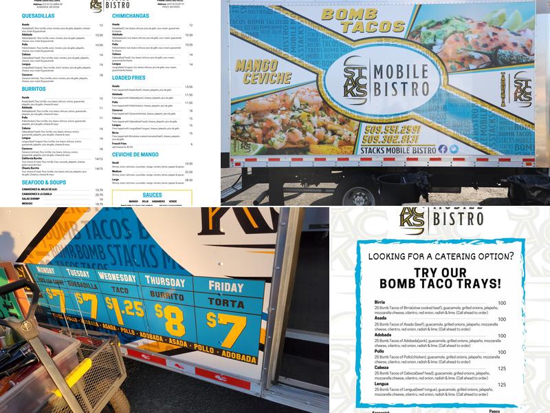 Stacks Mobile Bistro - Pasco Menu