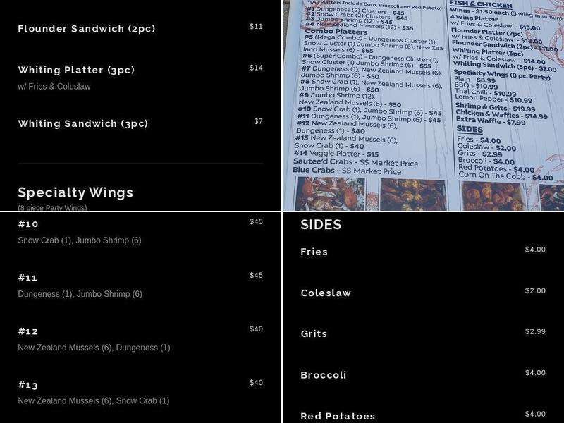 Mr. Crabs The Original (BOAO) Menu