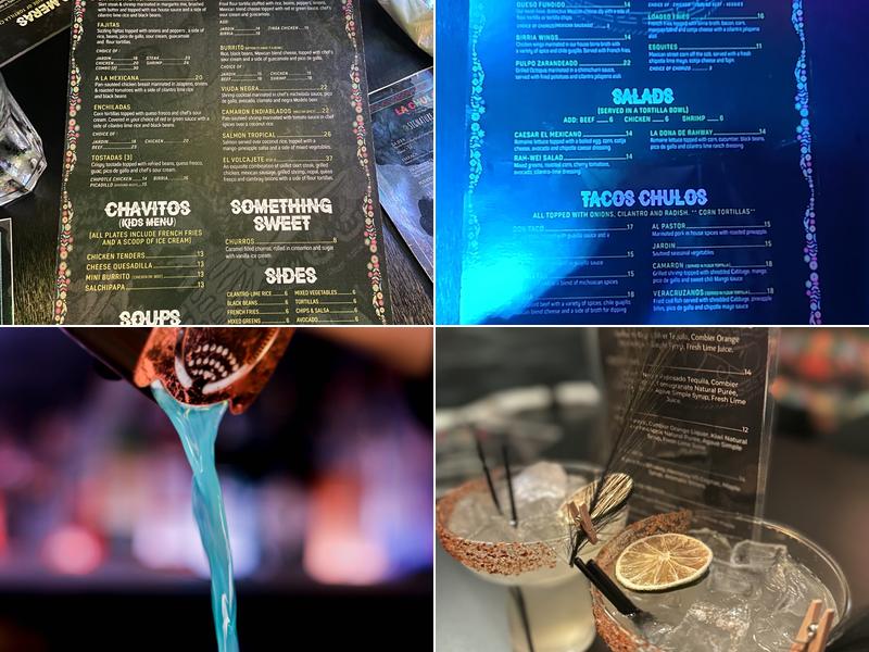 La Chula Tex-Mex Menu