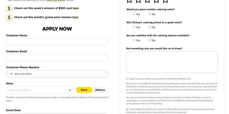 Dickey's Barbecue Pit Menu