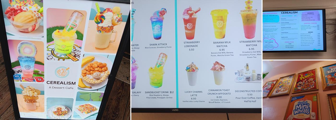 Cerealism Menu