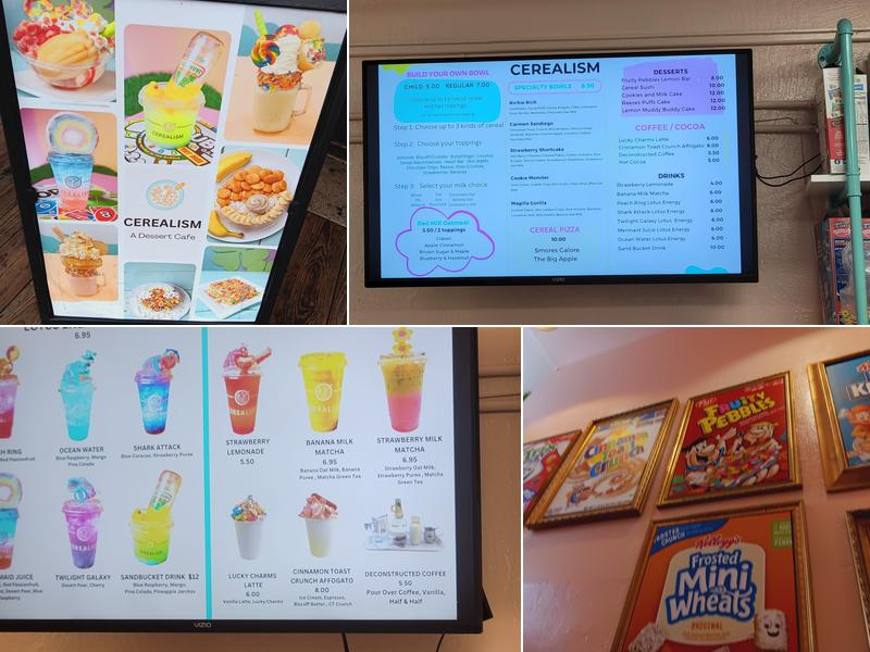 Cerealism Menu