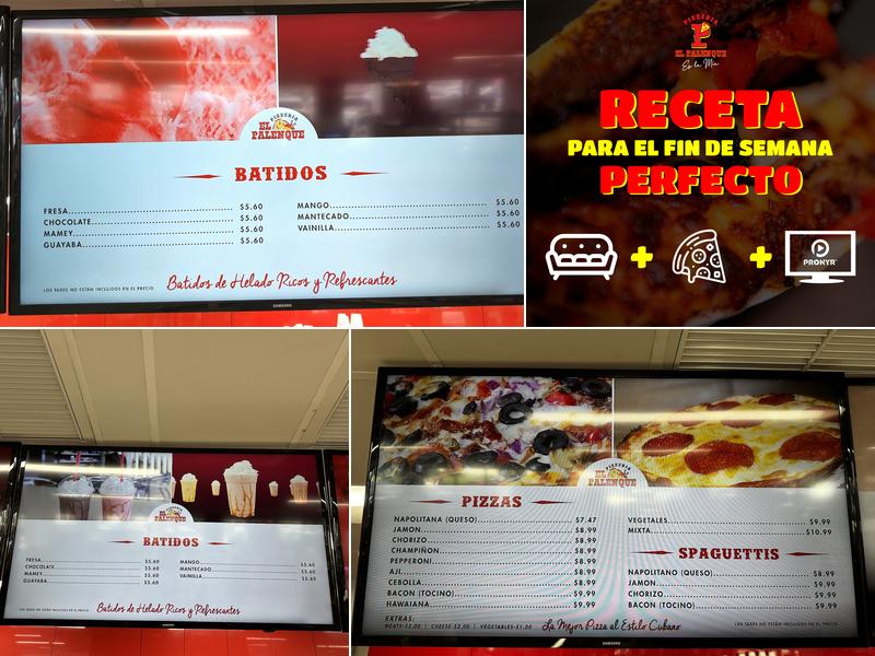El Palenque Pizzería Cubana Menu