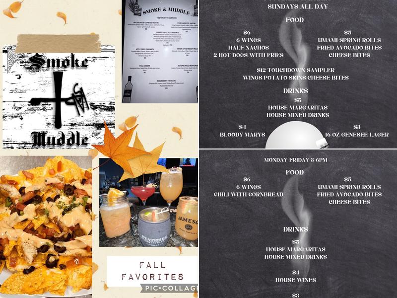 Smoke & Muddle Menu