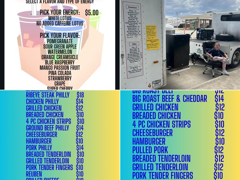 Budde's Corner Stop Menu