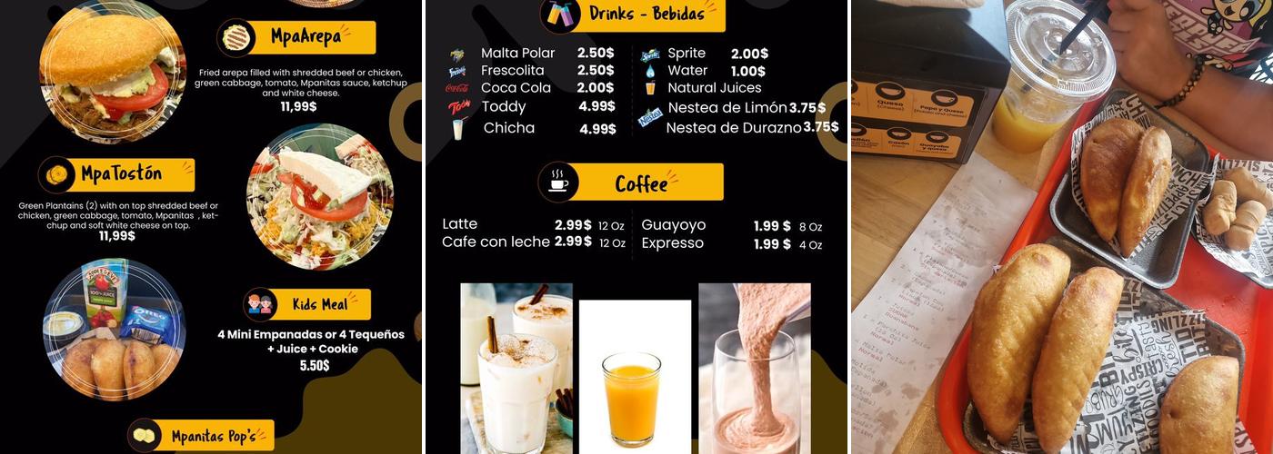 Mpanitas Restaurant Menu