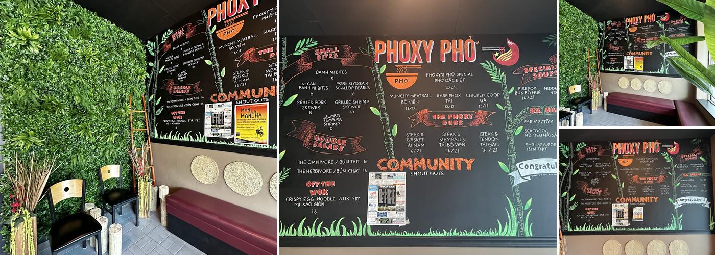 Phoxy Phở Menu