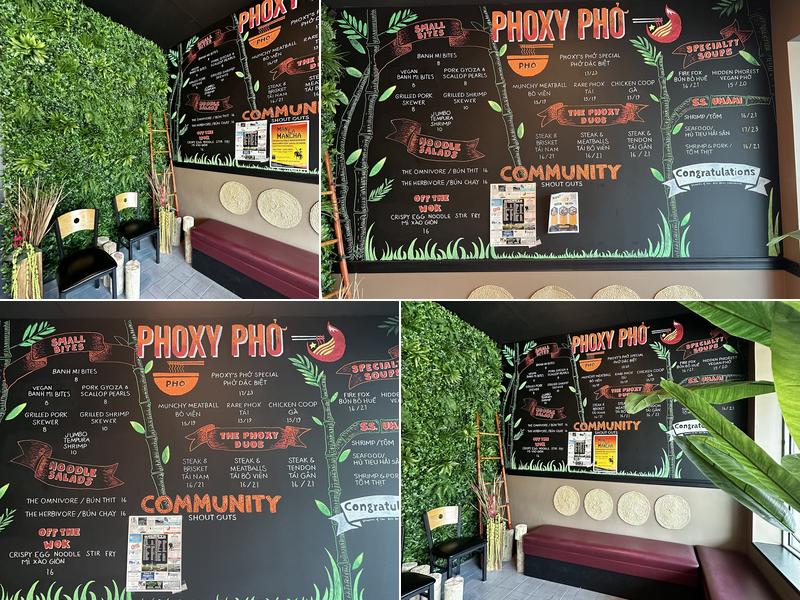 Phoxy Phở Menu