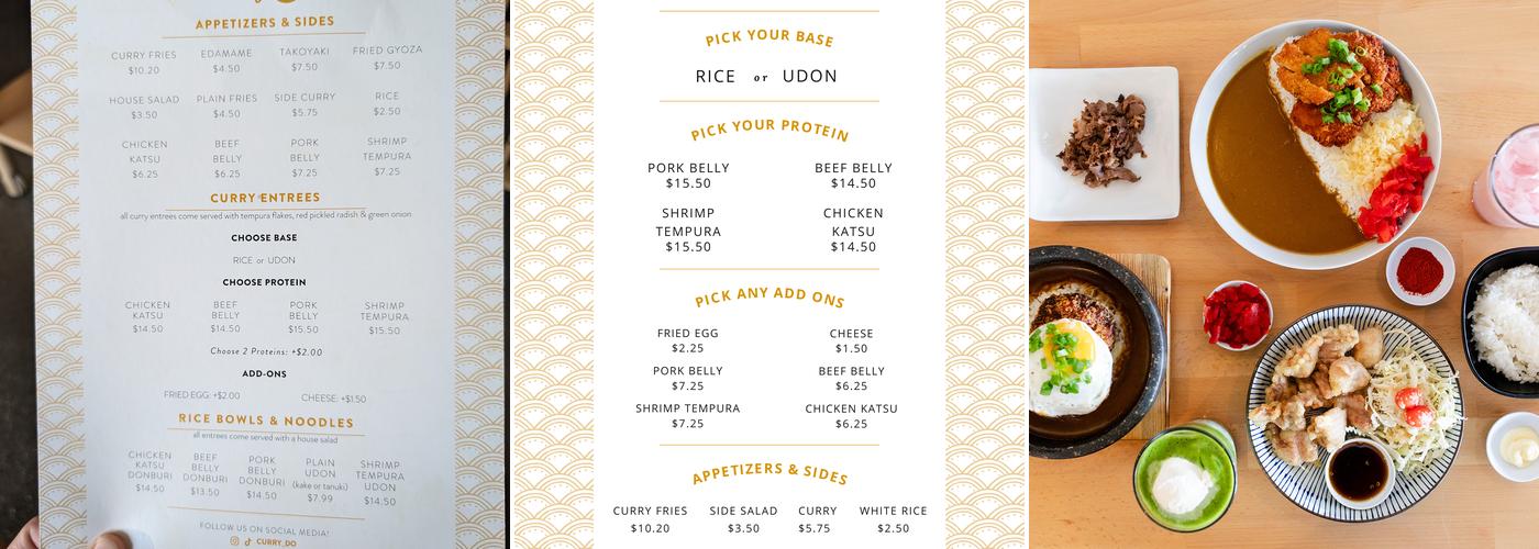 Curry Do Menu