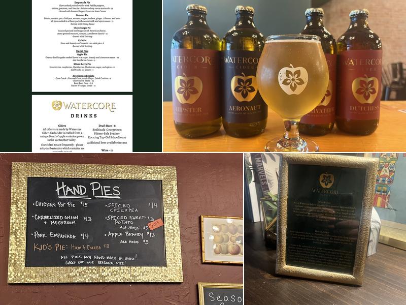 Watercore Cider Menu
