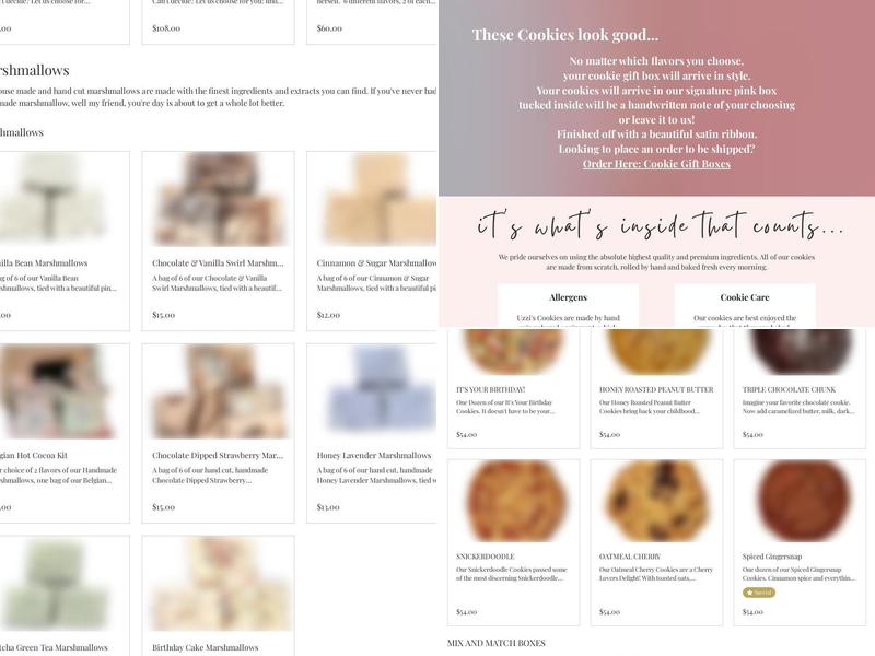 Uzzi's Cookies (Online Bakery) Menu