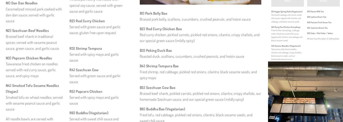 Bao by Kaya - W52nd Menu